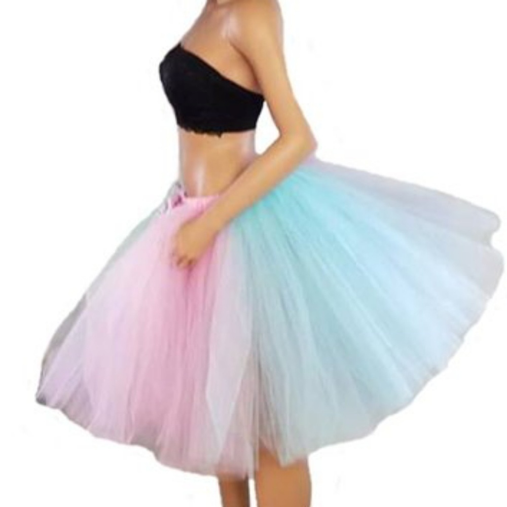 Adult Pastel Rainbow Tutu